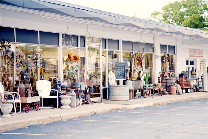 Vintage Storefront Entrance