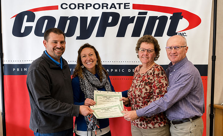 Downtown Strong Grant presentation photo